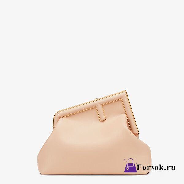 Fendi Medium First Leather Bag Pink 8BP127ABVE 32×23×15cm - 1