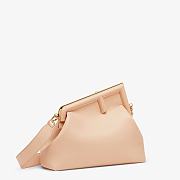 Fendi Medium First Leather Bag Pink 8BP127ABVE 32×23×15cm - 3