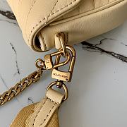 Louis Vuitton New Wave Multi Pochette Quilted Leather Light Yellow M57942 21x13x6.5cm - 6