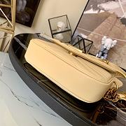 Louis Vuitton New Wave Multi Pochette Quilted Leather Light Yellow M57942 21x13x6.5cm - 5