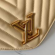 Louis Vuitton New Wave Multi Pochette Quilted Leather Light Yellow M57942 21x13x6.5cm - 2