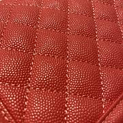 Chanel Medium Boy Bag Classic Gold-tone Metal Grained Leather Peach A67086 25cm - 6