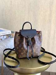 Louis Vuitton Montsouris Backpack Canvas Black M45410 17x20x10.5cm - 1