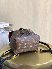 Louis Vuitton Montsouris Backpack Canvas Black M45410 17x20x10.5cm - 5