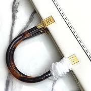 Fendi Large Sunshine Leather Shopper Bag White 8BH372 40.5x21.5x35cm - 5