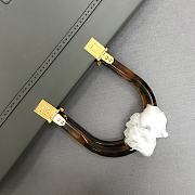 Fendi Large Sunshine Leather Shopper Bag Gray 8BH372 40.5x21.5x35cm - 3