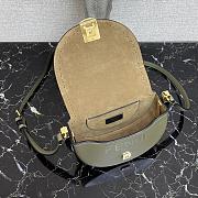 Fendi Moonlight Leather Bag Green 8BT346 21x9x14cm - 6