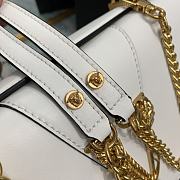 Versace Virtus Shoulder Bag White DBFG985 24x9x16.5cm - 5