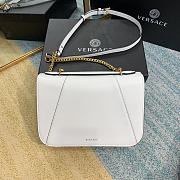 Versace Virtus Shoulder Bag White DBFG985 24x9x16.5cm - 3