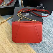 Versace Virtus Shoulder Bag Red DBFG985 24x9x16.5cm - 5