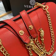 Versace Virtus Shoulder Bag Red DBFG985 24x9x16.5cm - 3