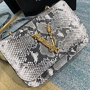 Versace Virtus Python Leather Shoulder Bag DBFG985 24x9x16.5cm - 6