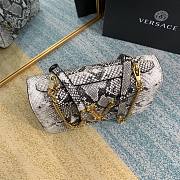 Versace Virtus Python Leather Shoulder Bag DBFG985 24x9x16.5cm - 5