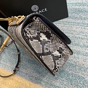 Versace Virtus Python Leather Shoulder Bag DBFG985 24x9x16.5cm - 3
