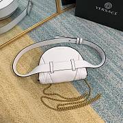 Versace Virtus Quilted Belt Bag White DV3G984 18x4x14cm - 6