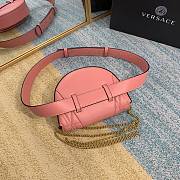 Versace Virtus Quilted Belt Bag Peach DV3G984 18x4x14 cm - 2