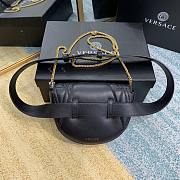 Versace Virtus Quilted Belt Bag Black DV3G984 18x4x14cm - 4