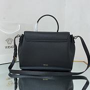Versace Large La Medusa Handbag Black DBFI038 35x14x25cm - 4