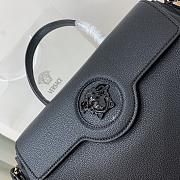 Versace Large La Medusa Handbag Black DBFI038 35x14x25cm - 3