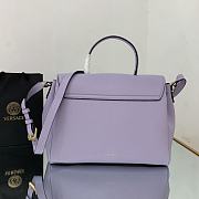 Versace Large La Medusa Handbag Lilac DBFI038 35x14x25cm - 6