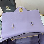 Versace Large La Medusa Handbag Lilac DBFI038 35x14x25cm - 3