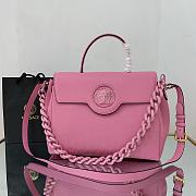 Versace Large La Medusa Handbag Pink DBFI038 35x14x25cm - 1
