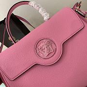Versace Large La Medusa Handbag Pink DBFI038 35x14x25cm - 2