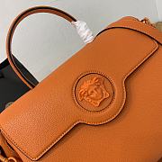 Versace Large La Medusa Handbag Orange DBFI038 35x14x25cm - 2