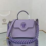 Versace Medium La Medusa Handbag Lilac DBFI039 25x15x22cm - 1