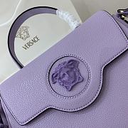 Versace Medium La Medusa Handbag Lilac DBFI039 25x15x22cm - 4