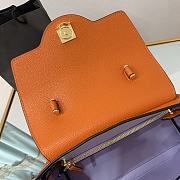 Versace Medium La Medusa Handbag Orange DBFI039 25x15x22cm - 3
