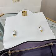 Versace Medium La Medusa Handbag White DBFI039 25x15x22cm - 6