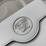 Versace Medium La Medusa Handbag White DBFI039 25x15x22cm - 2