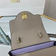 Versace Small La Medusa Handbag Beige DBFI040 20x10x17cm - 3