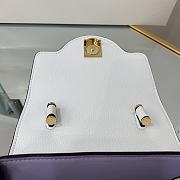 Versace Small La Medusa Handbag White DBFI040 20x10x17cm - 6