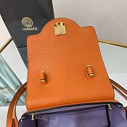 Versace Small La Medusa Handbag Orange DBFI040 20x10x17cm - 2