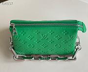 Louis Vuitton Coussin BB Monogram Silver-tone Metal Leather Green M59389 20x16x12cm - 6