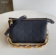 Louis Vuitton Coussin BB Monogram Leather Black M59389 20x16x12cm - 3