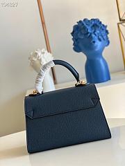 Louis Vuitton Twist One Handle PM Taurillon Leather Blue Marine M58793 17x25x11cm - 4
