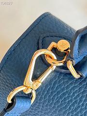 Louis Vuitton Twist One Handle PM Taurillon Leather Blue Marine M58793 17x25x11cm - 6