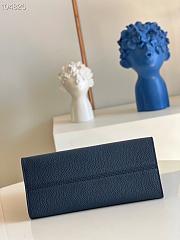 Louis Vuitton Twist One Handle MM Taurillon Leather Blue Marine M57090 29x21x12cm - 3
