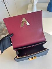 Louis Vuitton Twist One Handle MM Taurillon Leather Blue Marine M57090 29x21x12cm - 4