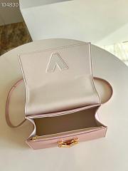 Louis Vuitton Twist One Handle MM Taurillon Leather Rose Pink M57090 29x21x12cm - 2