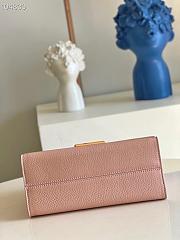 Louis Vuitton Twist One Handle MM Taurillon Leather Rose Pink M57090 29x21x12cm - 6