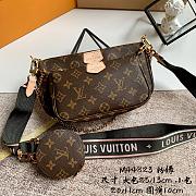 Louis Vuitton Multi Pochette Accessoires Monogram Black Strap M44823 25x13cm - 1