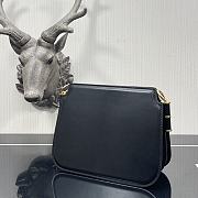 Fendi Touch Leather Bag Black 8BT349 26.5x10x19cm - 6