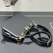 Fendi Touch Leather Bag Black 8BT349 26.5x10x19cm - 5