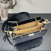 Fendi Touch Leather Bag Black 8BT349 26.5x10x19cm - 4