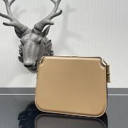 Fendi Touch Leather Bag Beige 8BT349 26.5x10x19cm - 4