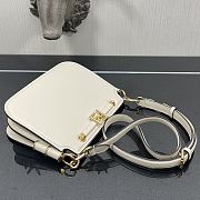 Fendi Touch Leather Bag White 8BT349 26.5x10x19cm - 4